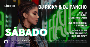 Sábado en Casablanca / DJ Ricky + DJ Pancho